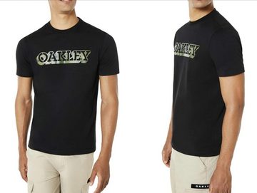 Oakley T-Shirt OAKLEY Camou Retro Oldschool Ski Cotton Golf Tee Logo Graphic Tennis T