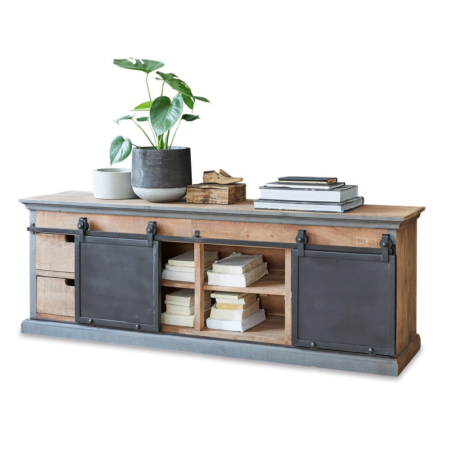 Mirabeau Kommode Sideboard Vulmont braun/schwarz