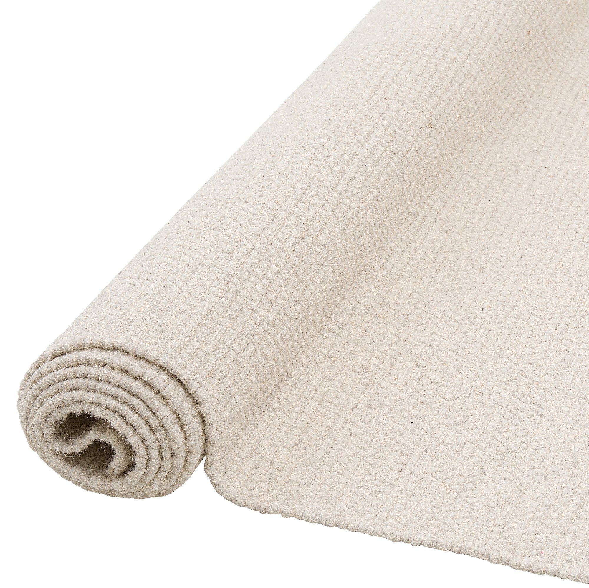 Pergamon Wollteppich Natur Teppich Wolle Alva, Rechteckig, Höhe: 15 mm – Bild 5 von 5