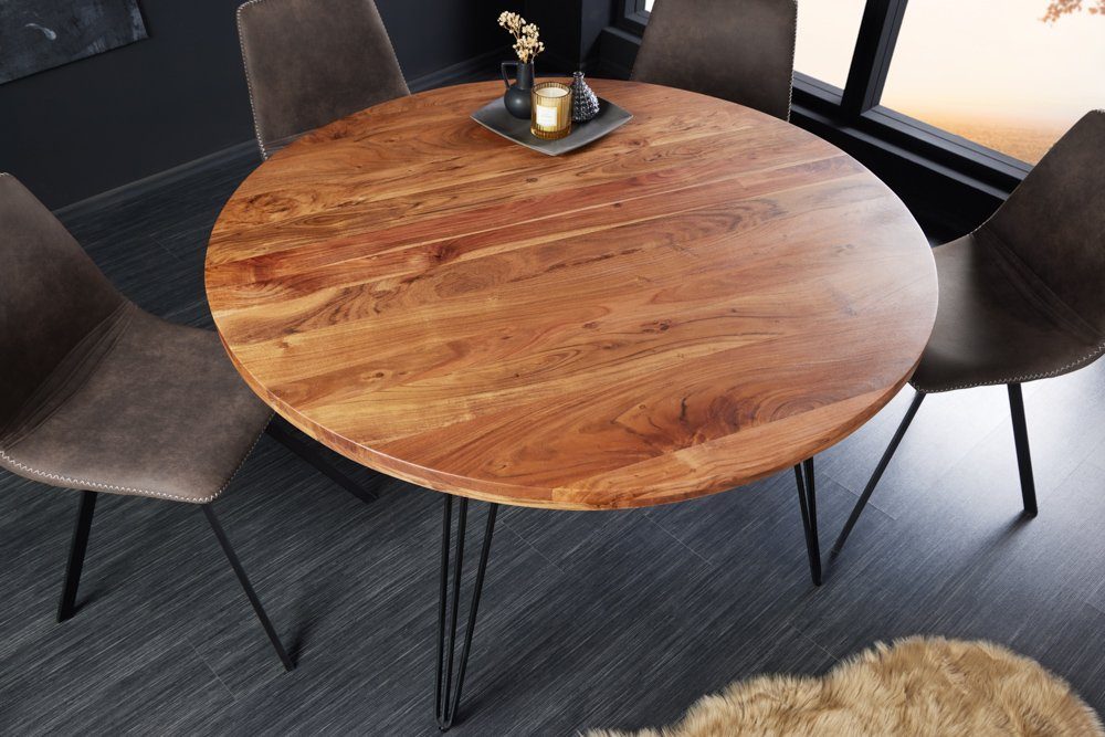 riess-ambiente Esstisch SCORPION Ø120cm natur / günstig online kaufen