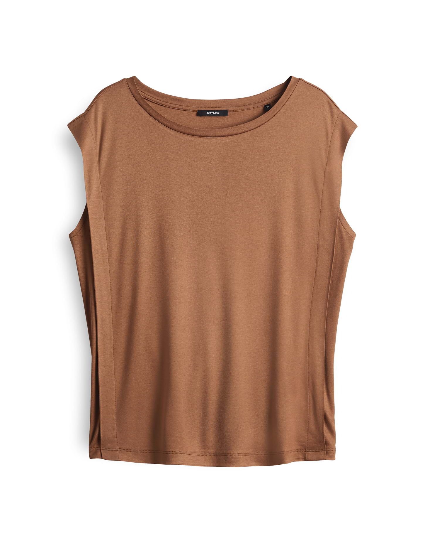 OPUS Kurzarmshirt SALLO Regular mit seitlichem Falteneinsatz günstig online kaufen