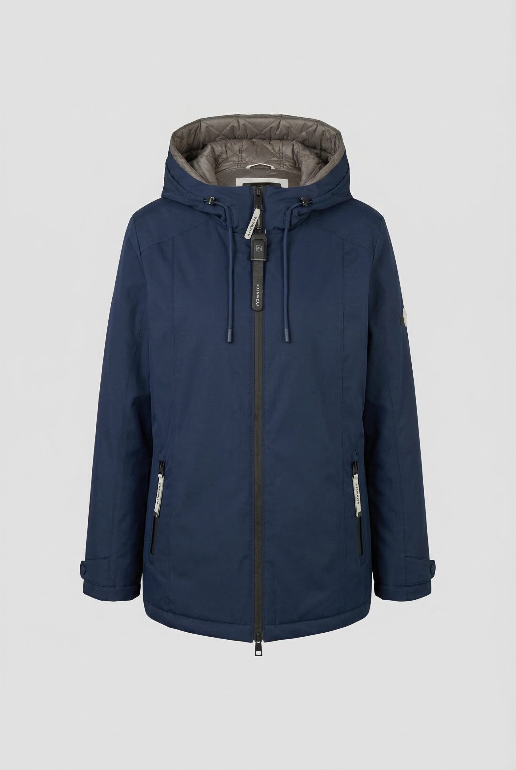 Barbara Lebek Langjacke Jacke m. Kapuze 850 navy