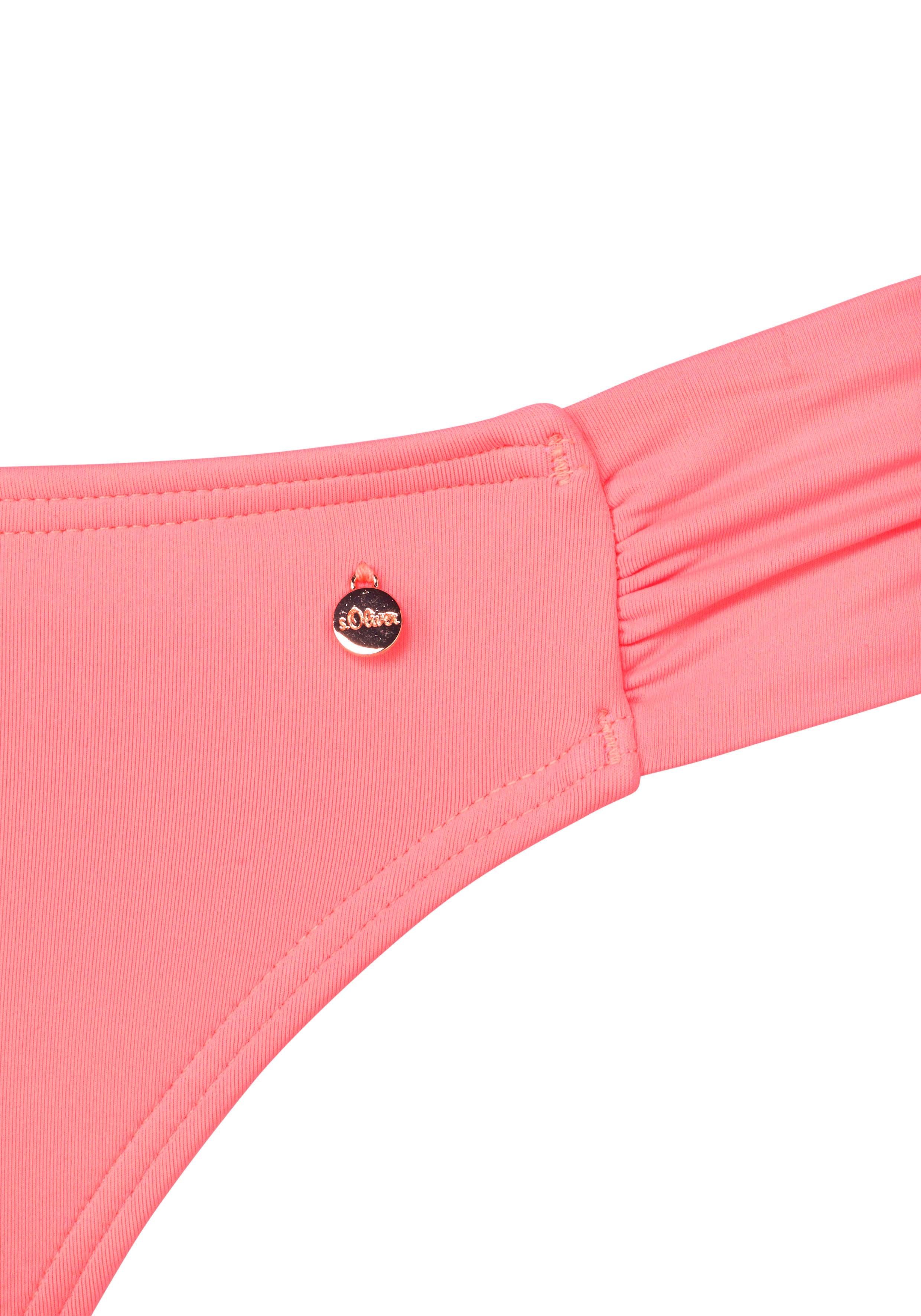 s.Oliver Bügel-Bandeau-Bikini mit Raffung