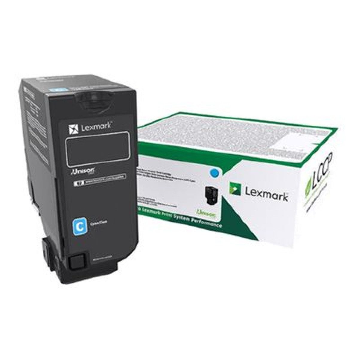 Lexmark Tonerpatrone 74C2SC0 Toner cyan