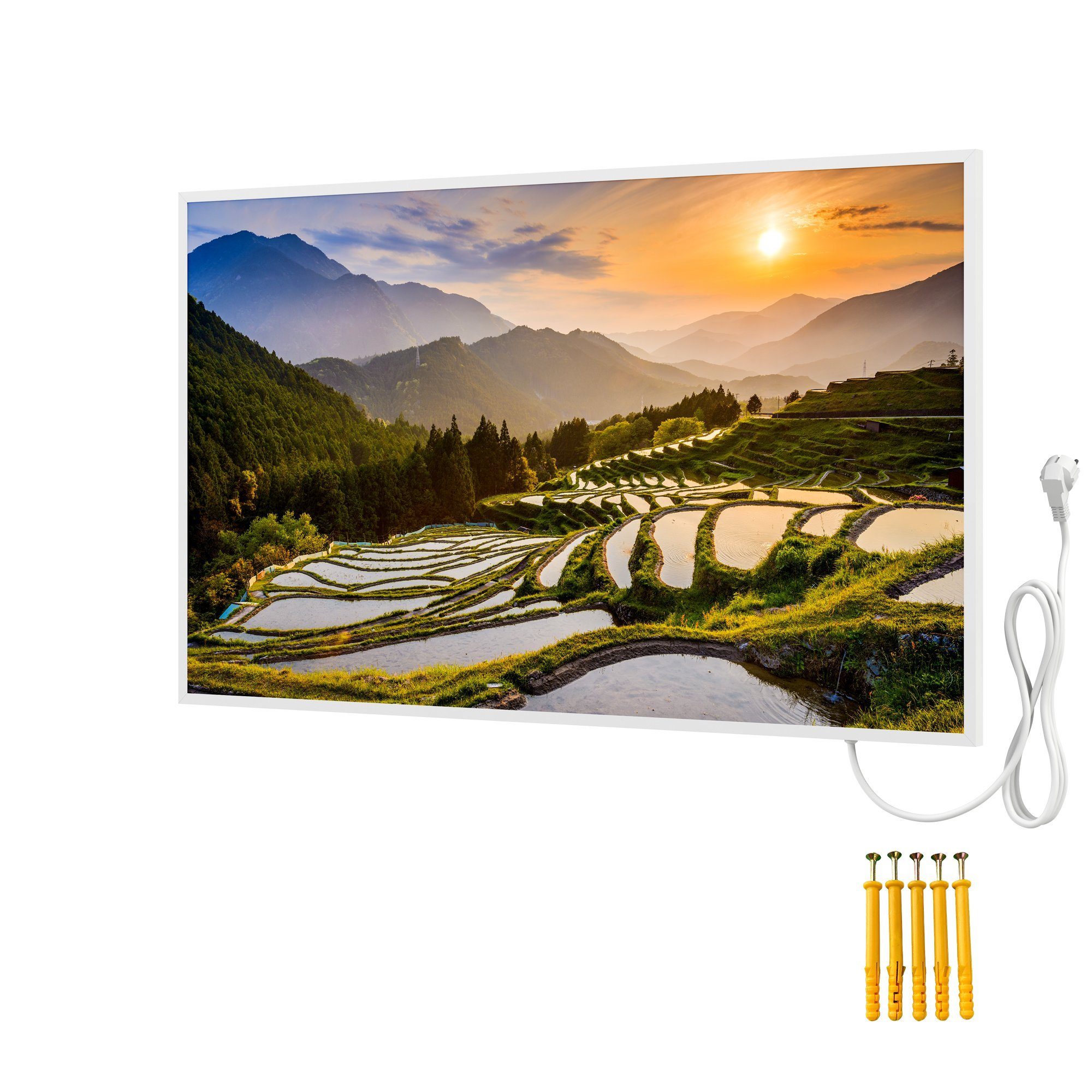 Bringer Infrarotheizung Bildheizung, Bild Infrarotheizung mit Rahmen, Motiv: Kumano, Japan