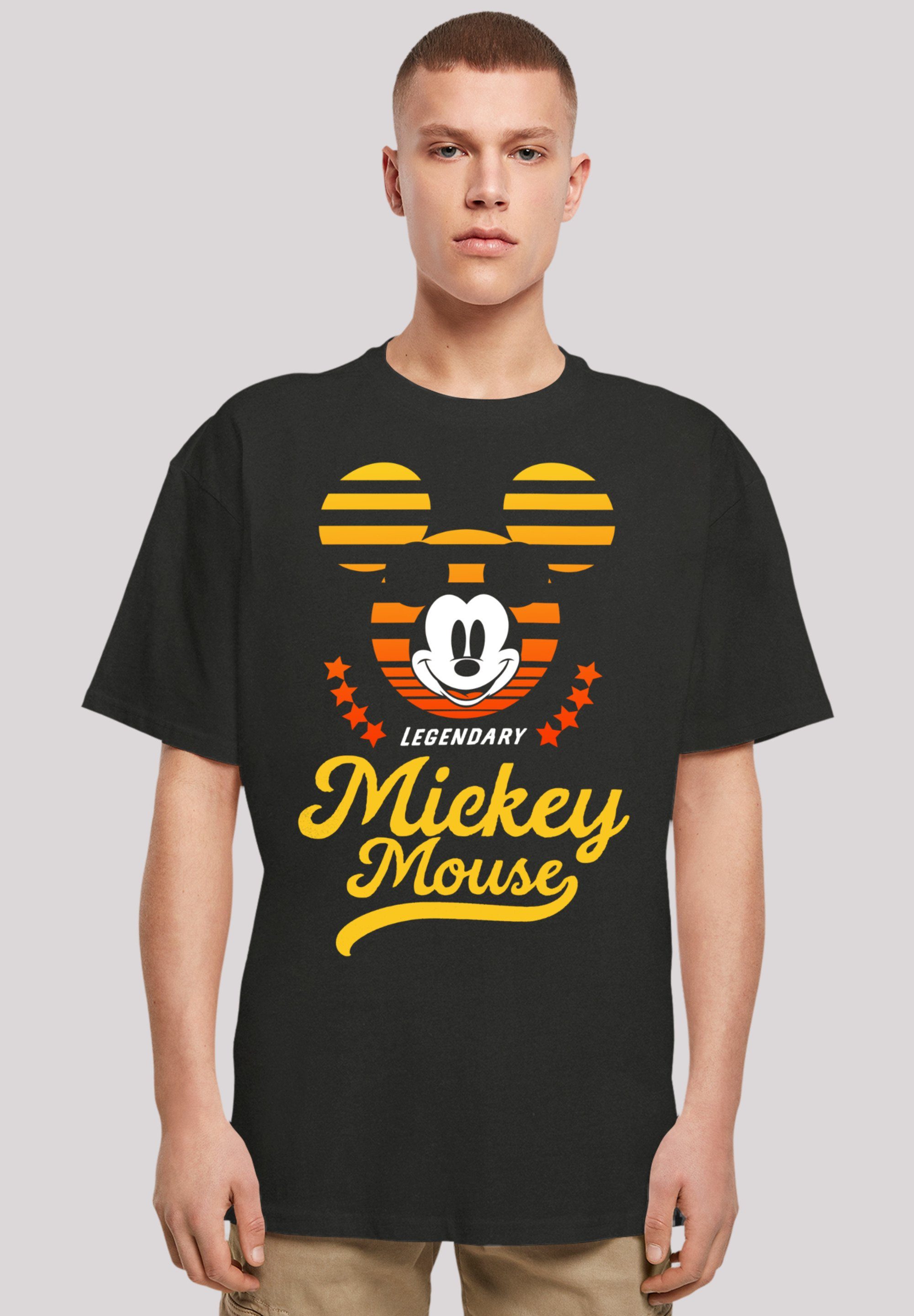 F4NT4STIC T-Shirt Disney Mickey Schultern Weite und Mouse Premium California Passform Qualität, überschnittene