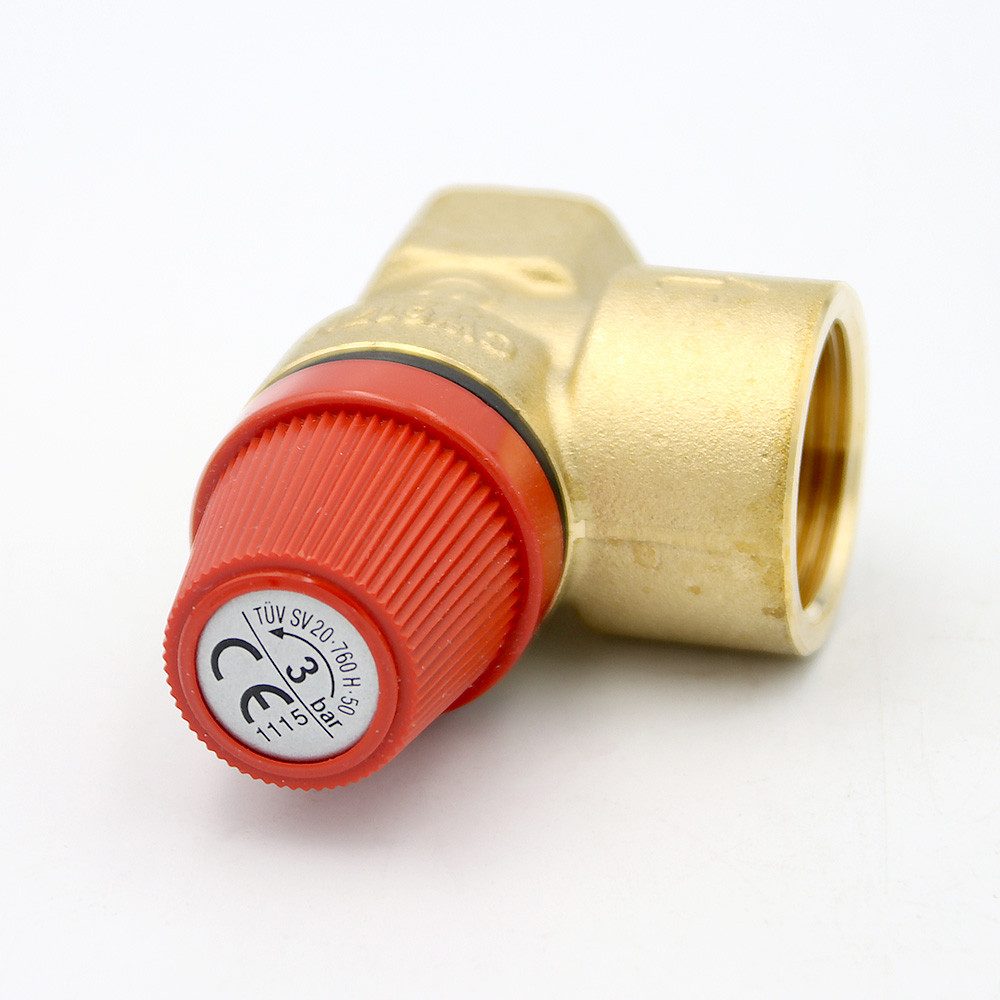 Caleffi Thermostatventil Membran Sicherheitsventil 1/2x3/4 3bar Überdruckventil Heizungsventil