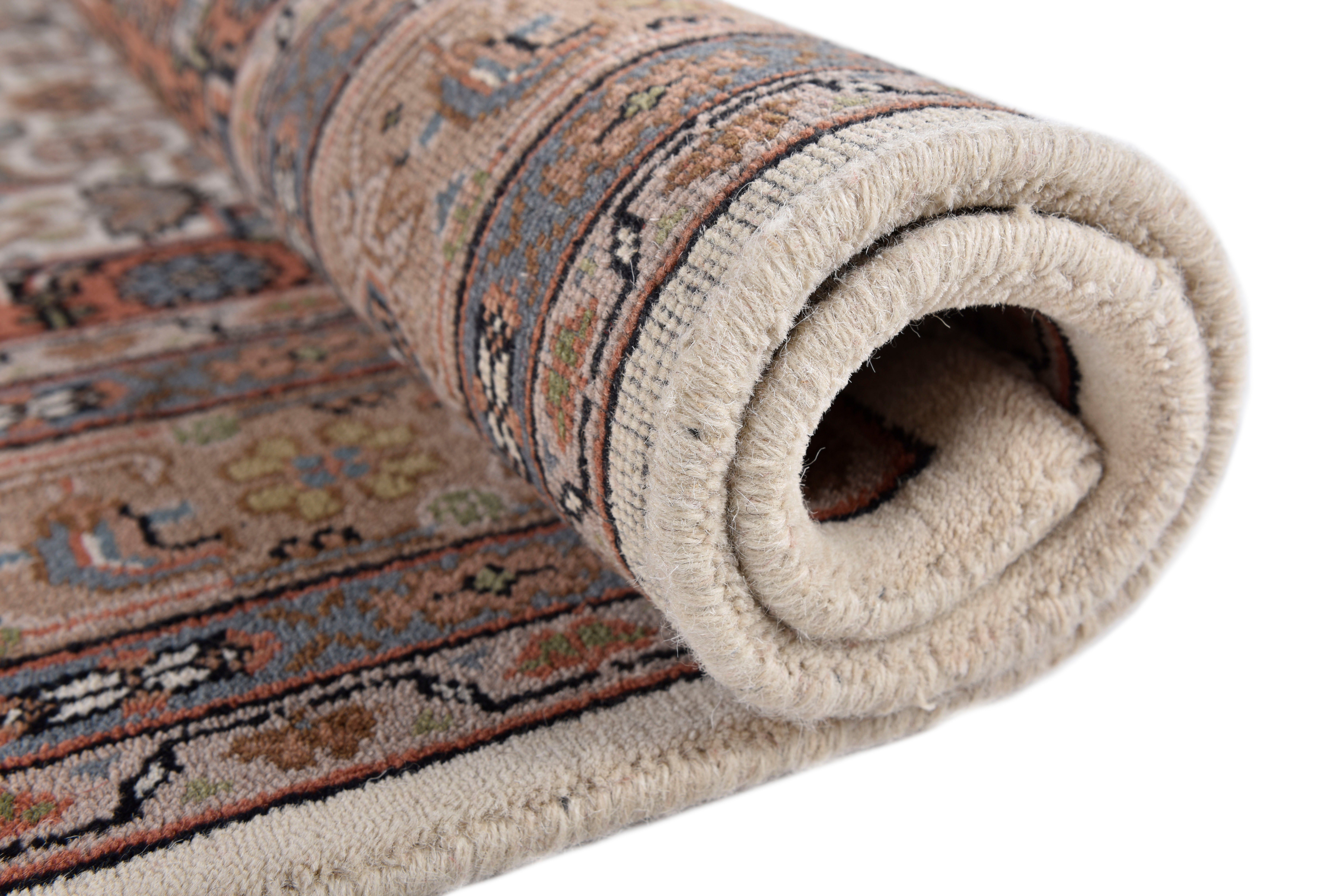 OTTO home Orientteppich BB Oriental, rechteckig, Höhe: 12 mm, reine Wolle, handgeknüpft, orientalisches Design, mit Fransen