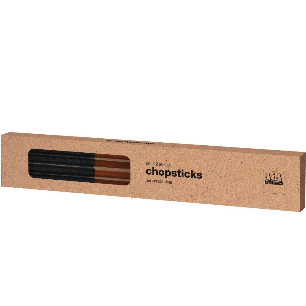 ASA SELECTION Salatbesteck Asa Stäbchen mit schwarzem Nylongriff (2-teilig)