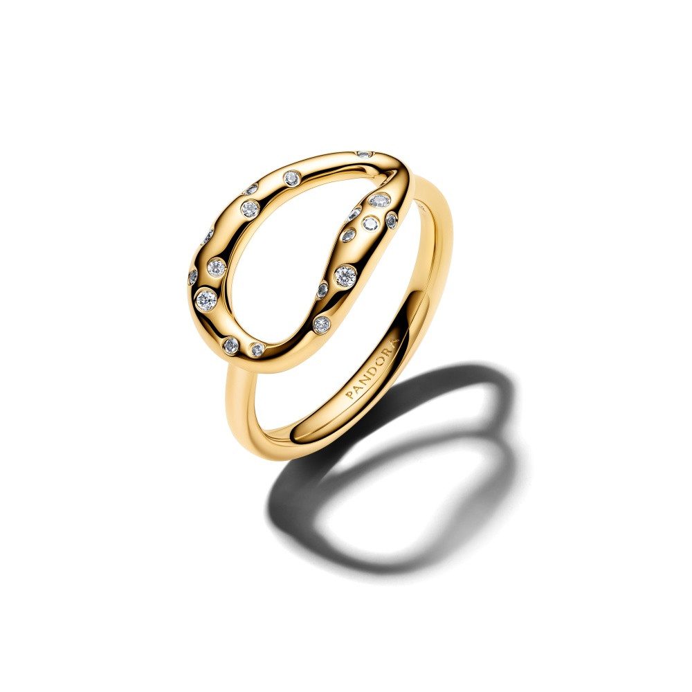 Pandora Fingerring Pandora Essence Organisch geformter Statement-Ring 164676C01-54 (1-tlg)