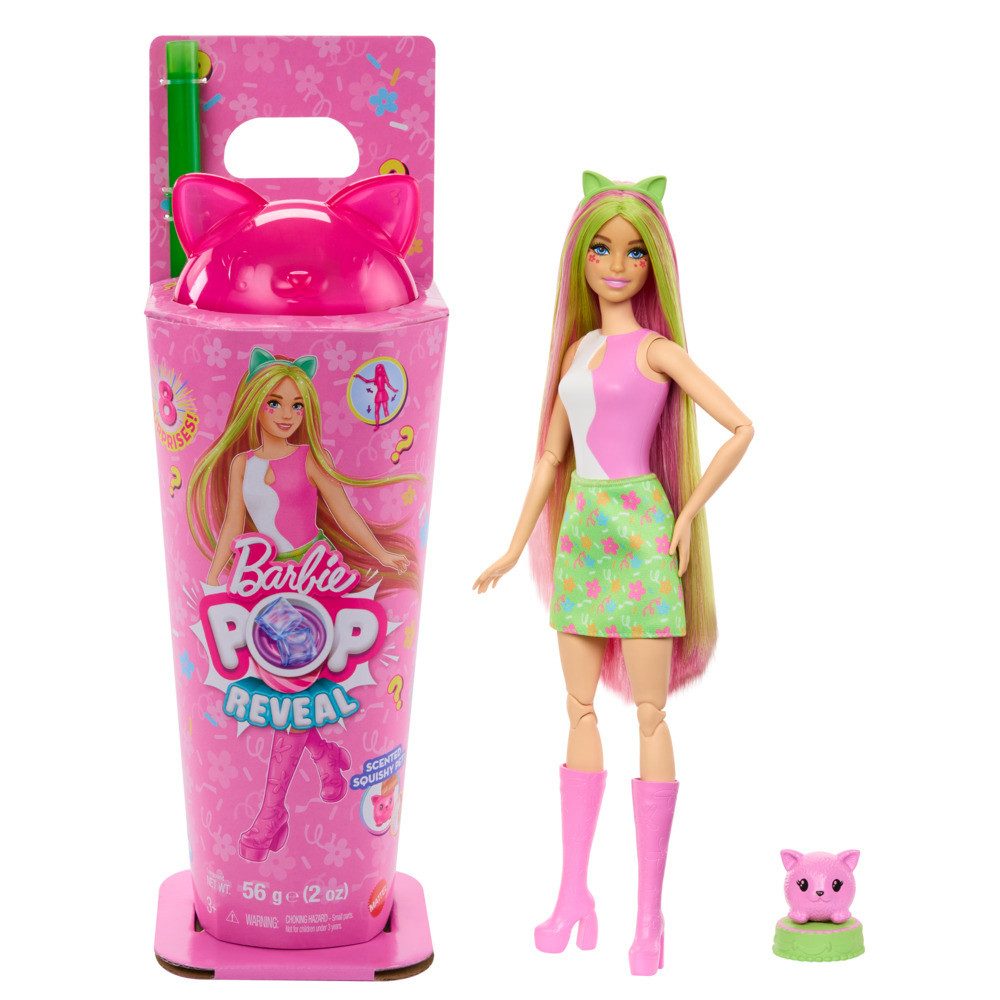 Mattel® Anziehpuppe BARBIE Pop! Reveal Shakes rosa