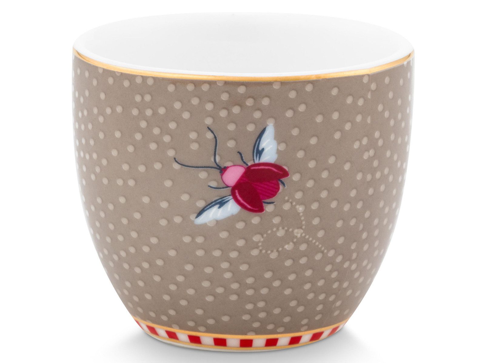 PiP Studio Eierbecher Blooming Tales Fantasy Khaki Eierbecher 4cm Set4