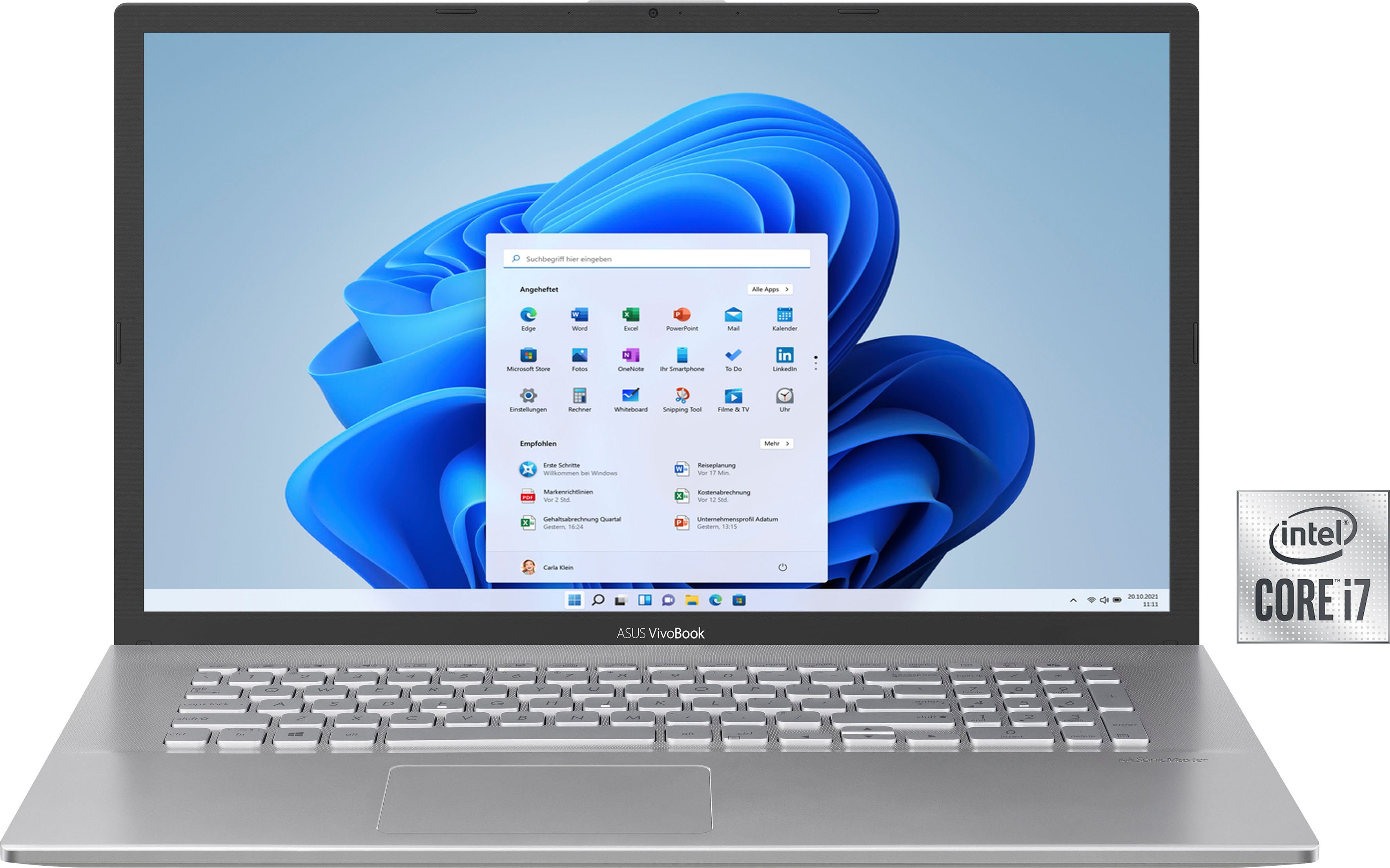 Asus F712JA-AU774W Notebook (43,9 cm/17,3 Zoll, Intel Core i7 1065G7, Iris  Plus Graphics, 512 GB SSD) online kaufen | OTTO