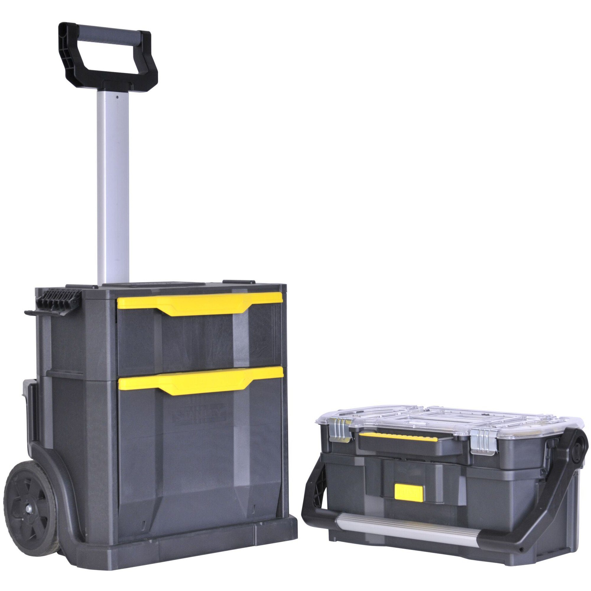 STANLEY Werkzeugkoffer Stanley Rollende Werkstatt Stanley 2-IN-1, Trolley