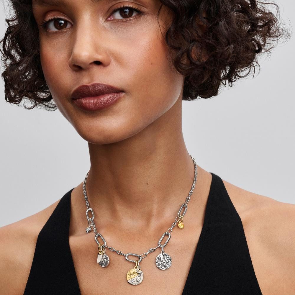 Pandora Kettenanhänger Sonne und Mond Charm-Anhänger, 925er Silber von PANDORA Talisman