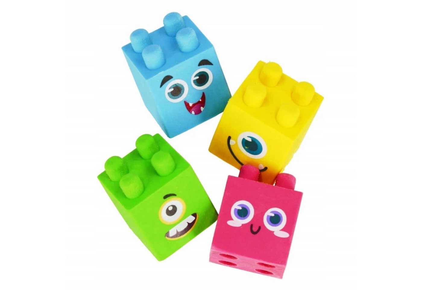 Thumbnail - Sarcia.eu Radiergummi 4x Radiergummi, 3D-Puzzle Bauklötze