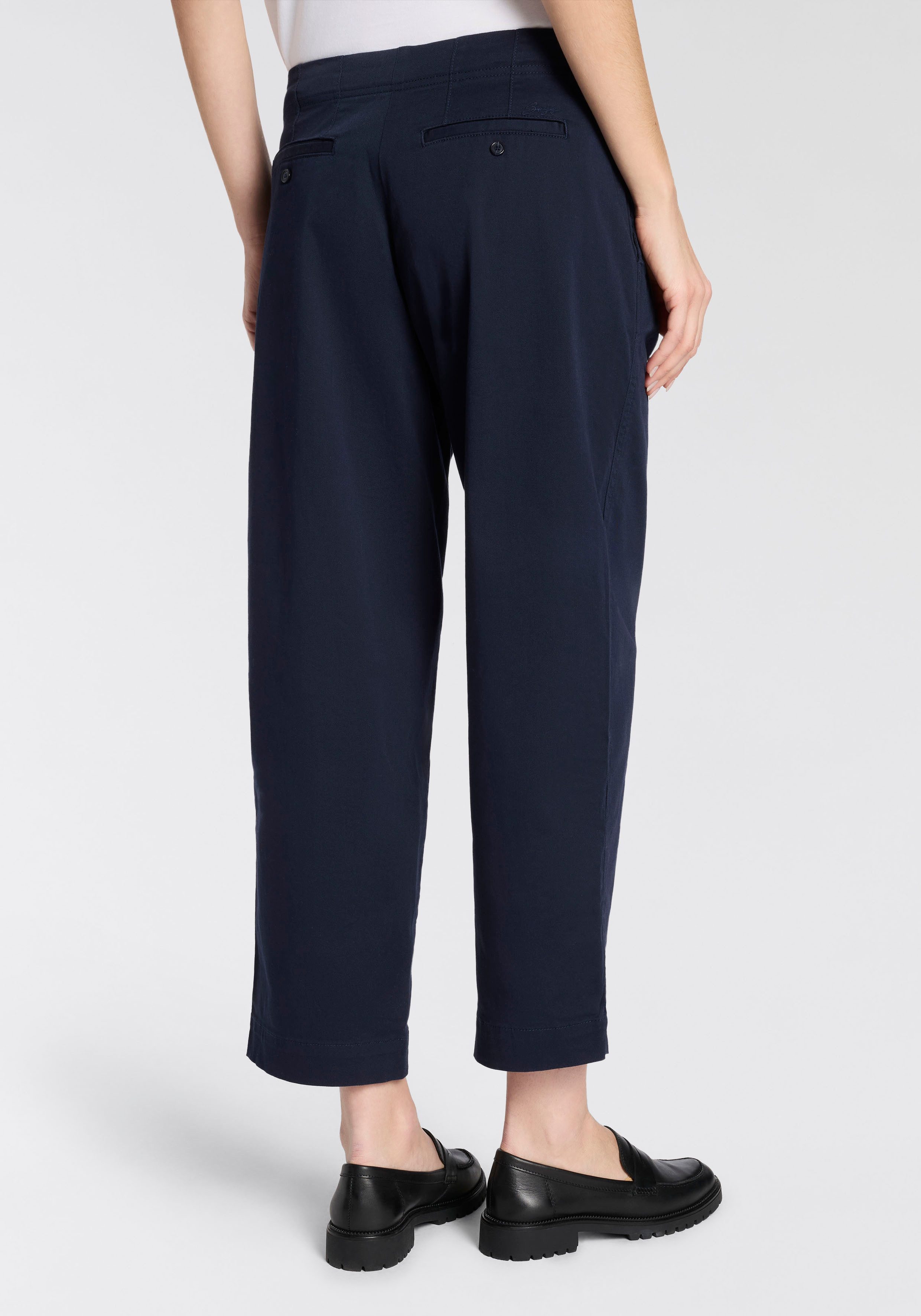 BOSS ORANGE Chinohose Taquina Premium Damenmode in lockerer Passform, Barre günstig online kaufen