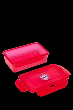FC Bayern München Lunchbox Brotdose 2er Set, Kunststoff