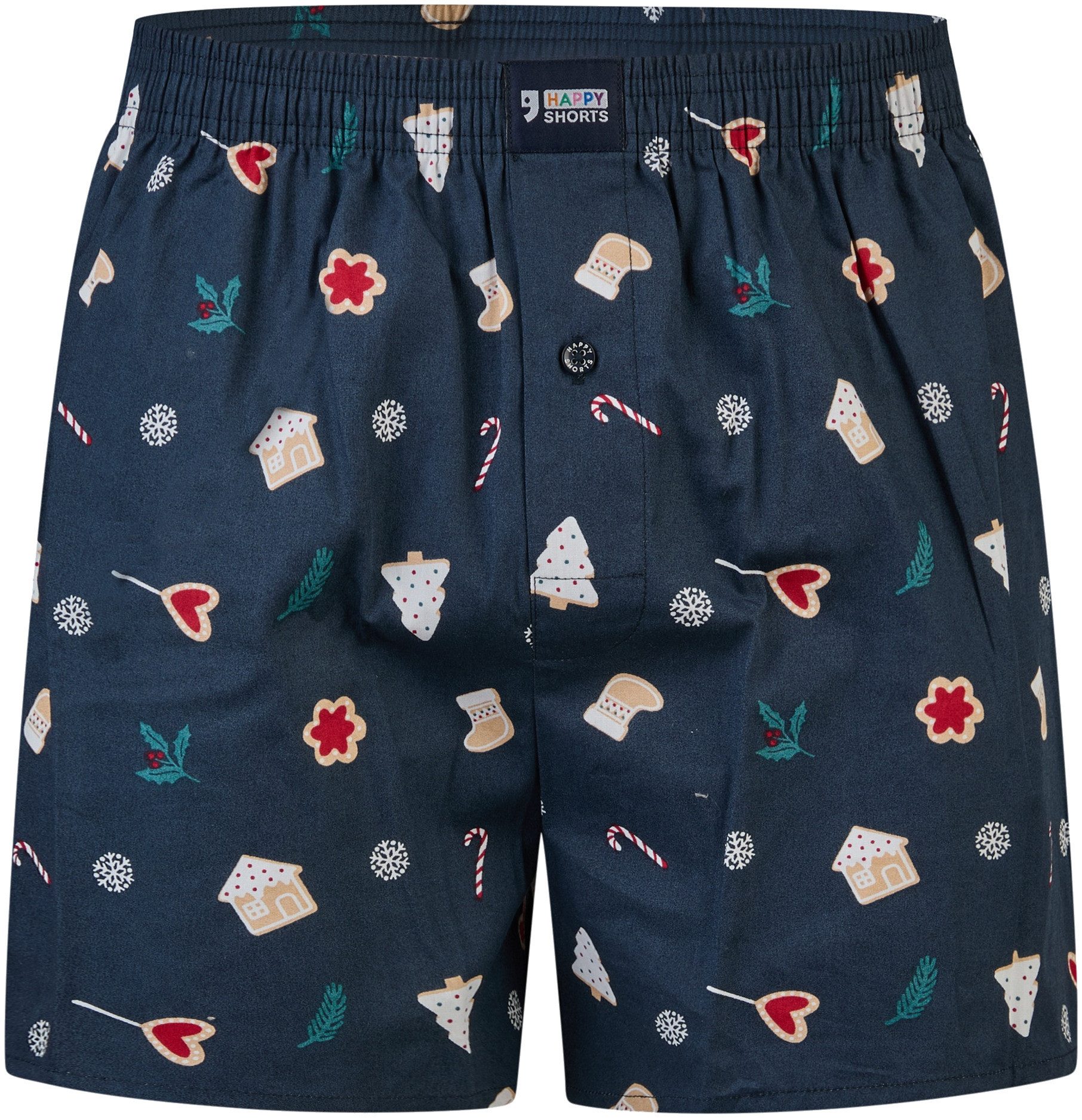 HAPPY SHORTS Boxershorts Happy Shorts Herren american Boxershorts XMAS Weih günstig online kaufen