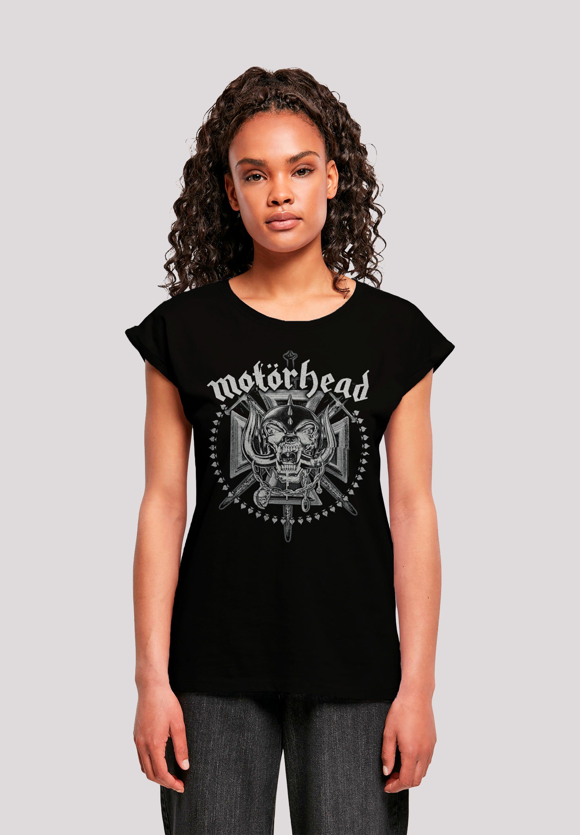 F4NT4STIC T-Shirt Motorhead Iron Cross Sword - Premium Rock Musik Merch