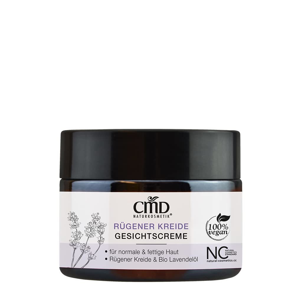 CMD Naturkosmetik Tagescreme Rügener Kreide Gesichtscreme – Mattierende Gesichtspflege – Vegan