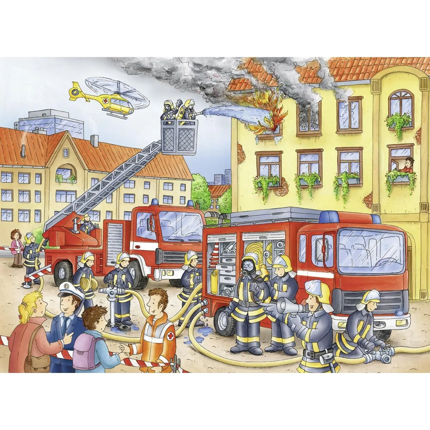 Ravensburger Puzzle Unsere Feuerwehr. Puzzle 100 Teile XXL, 100 Puzzleteile