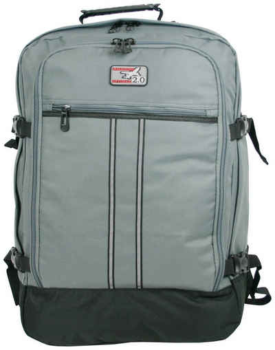 BAG STREET INTERNATIONAL Reisetasche - Airport Handgepäck-Format, großer Rucksack, robust, viele Fächer