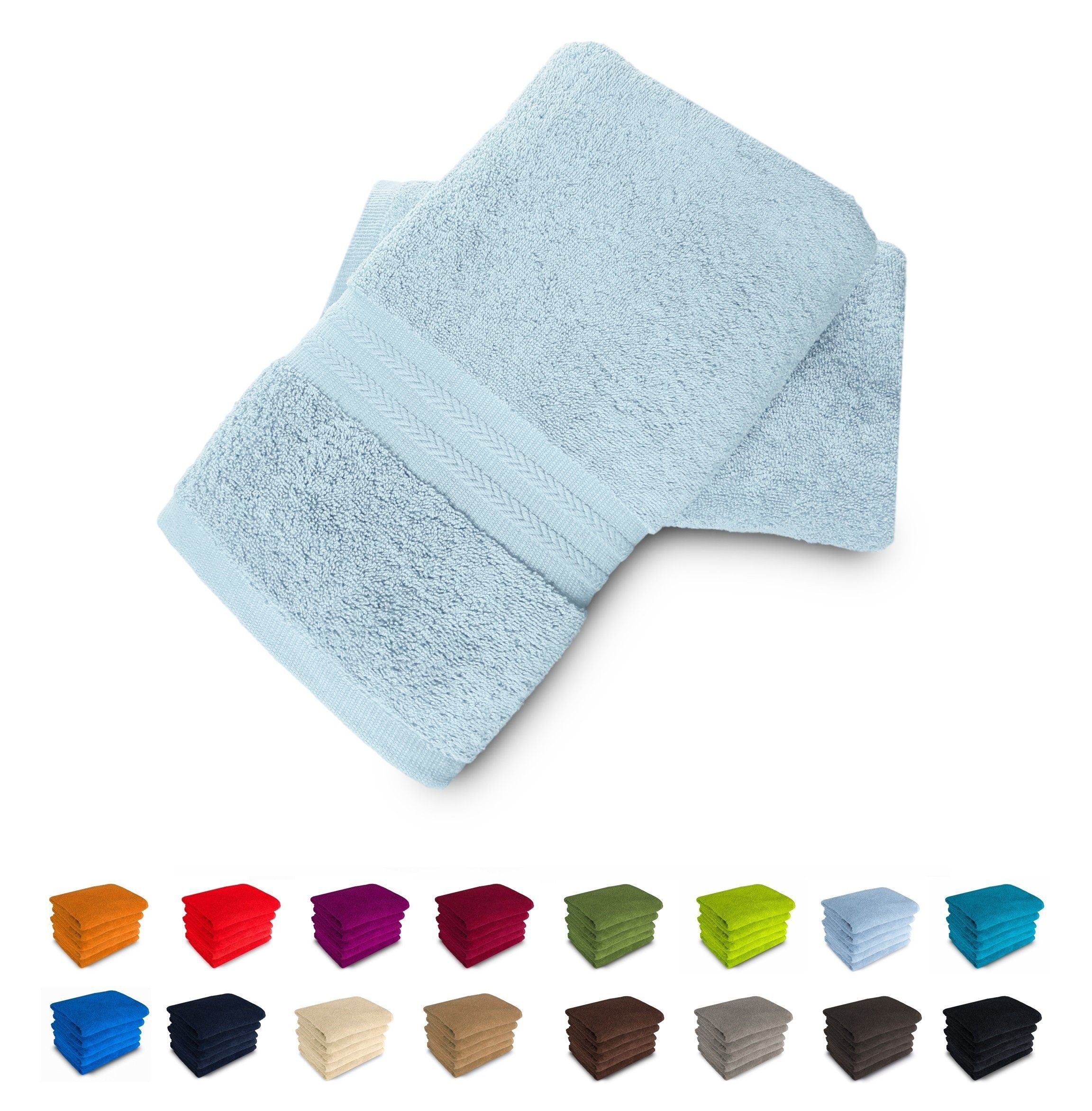 MatratzenL.A.B® Handtücher Forum 550 g/m² Blauer günstig online kaufen