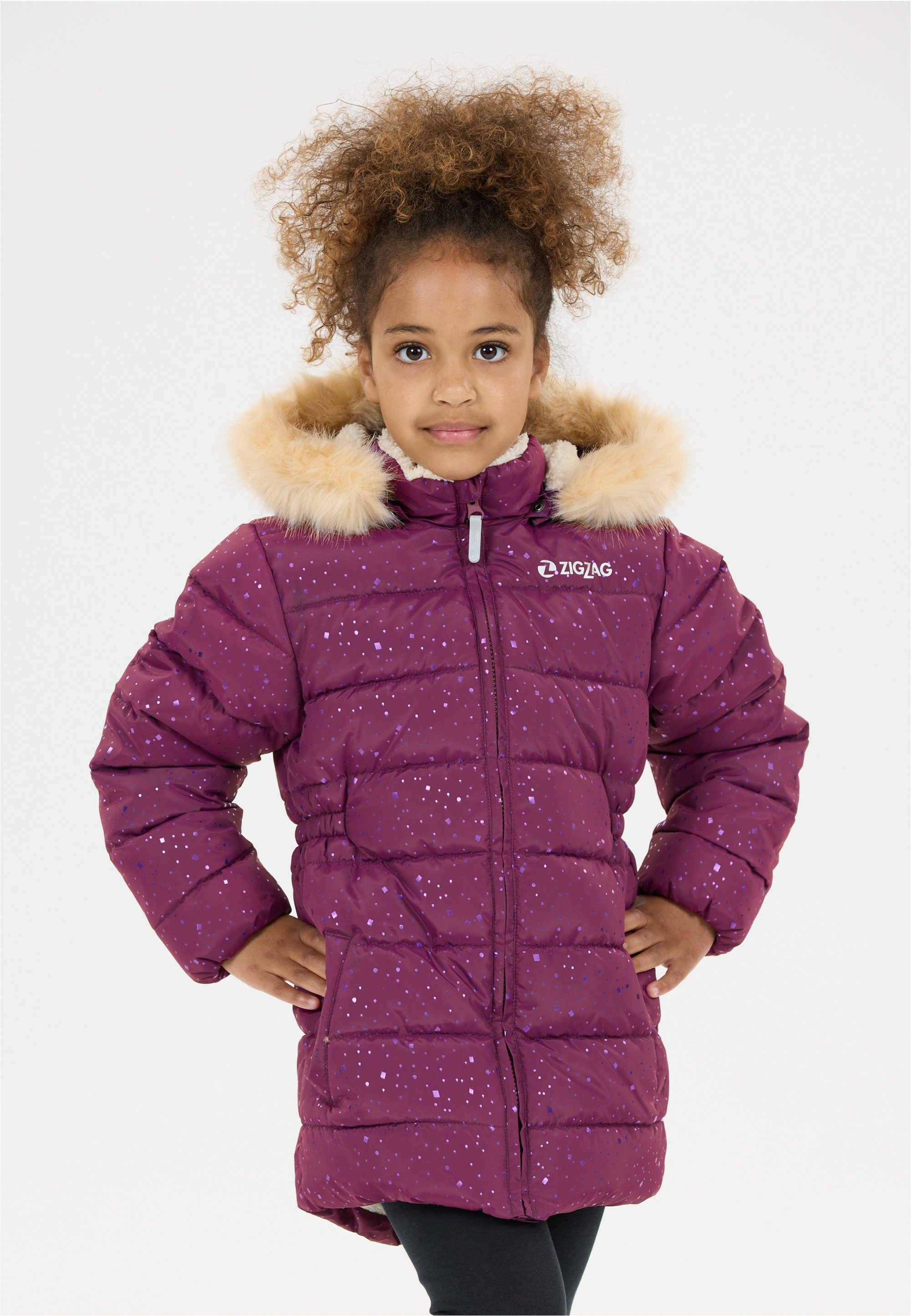 ZIGZAG Steppjacke Astrid mit abnehmbarer Kapuze