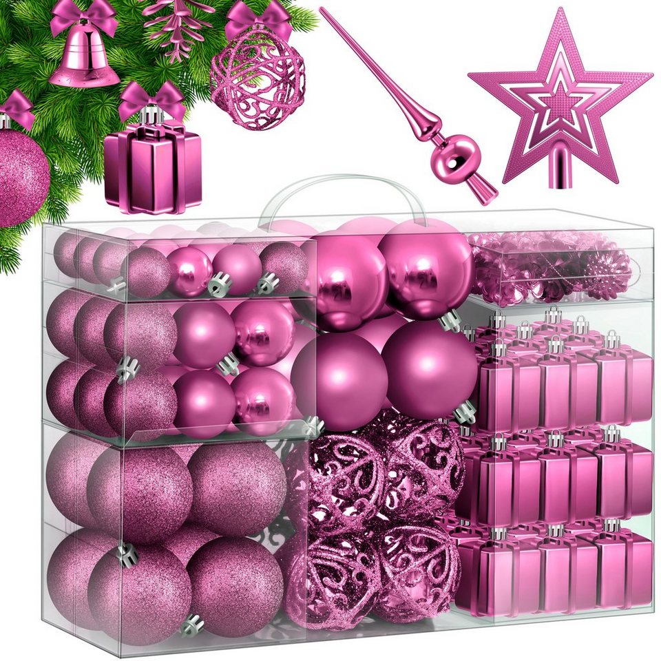 Christbaumschmuck Kunststoff Geschenkboxen Mix Weihnachtskugeln Weihnachtsbaum