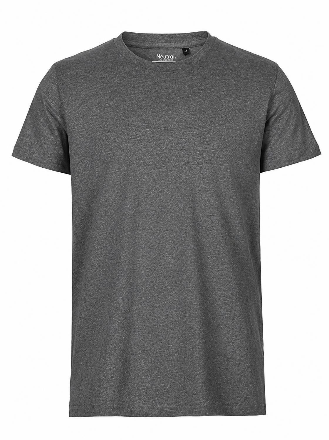Neutral Rundhalsshirt Mens Fitted T-Shirt +GOTS-zertifiziert