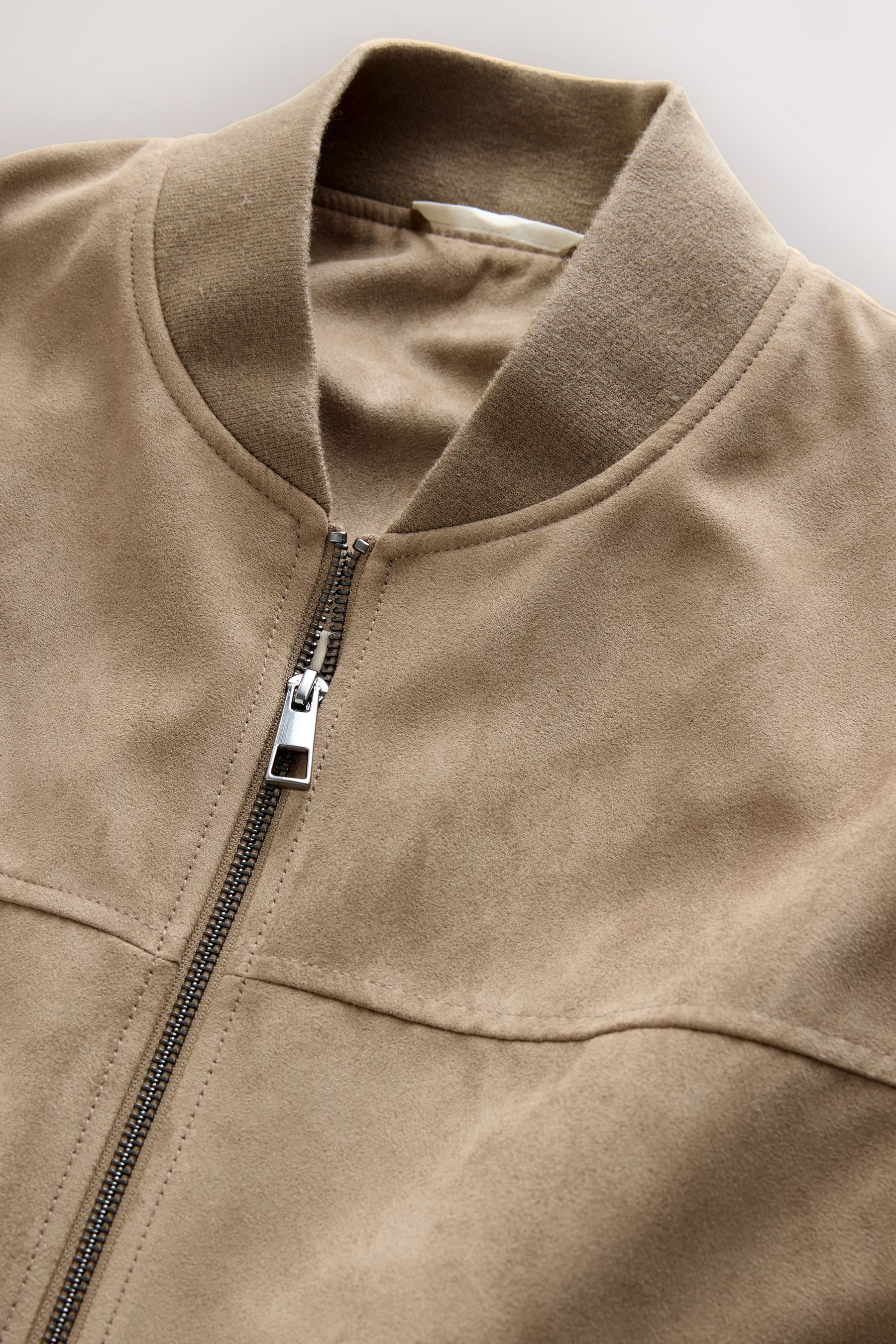Next Bomberjacke Bomberjacke aus Velourskunstleder (1-St) günstig online kaufen
