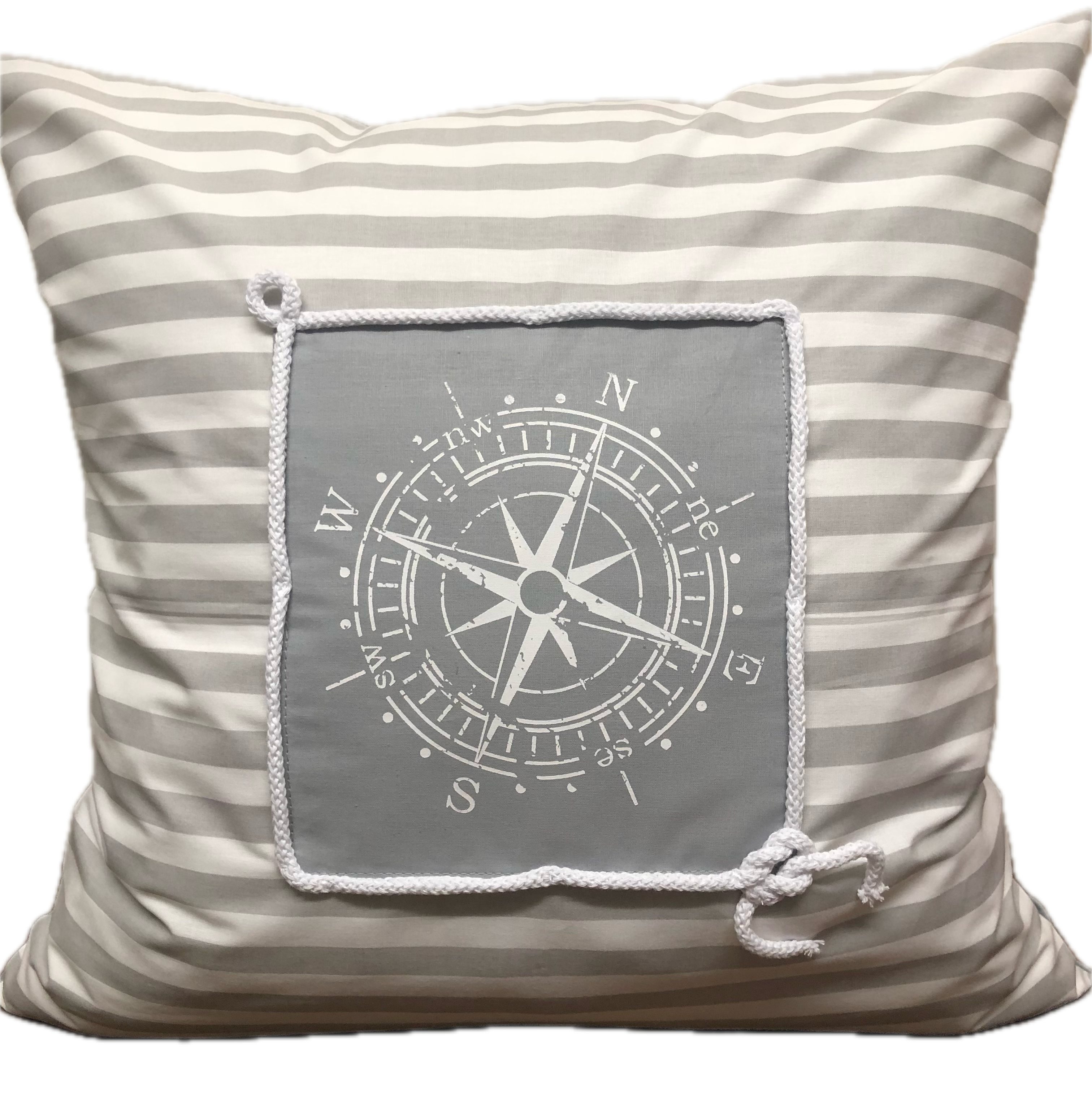 Ammerkind Dekokissen Maritime Kissenhülle, Landhausstil Kissenbezug * Kompa günstig online kaufen