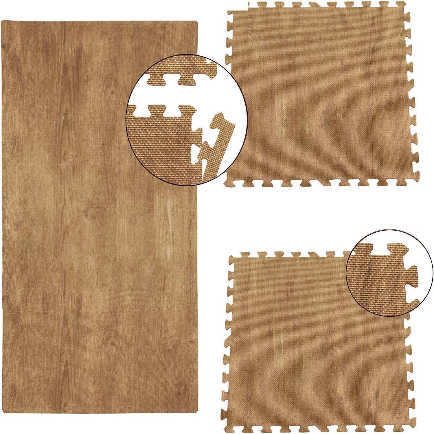 Sporttrend 24 Bodenmatte 4 Schutzmatten + 8 Randstücke, 1,44qm, Bodenmatte