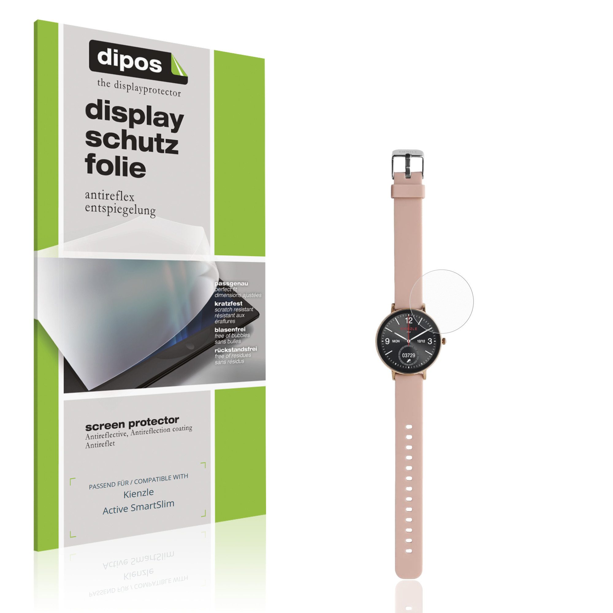 dipos Displayschutzfolie Schutzfolie für Kienzle Active SmartSlim, 6 Stück, Displayschutz Schutz Folie Made in Germany