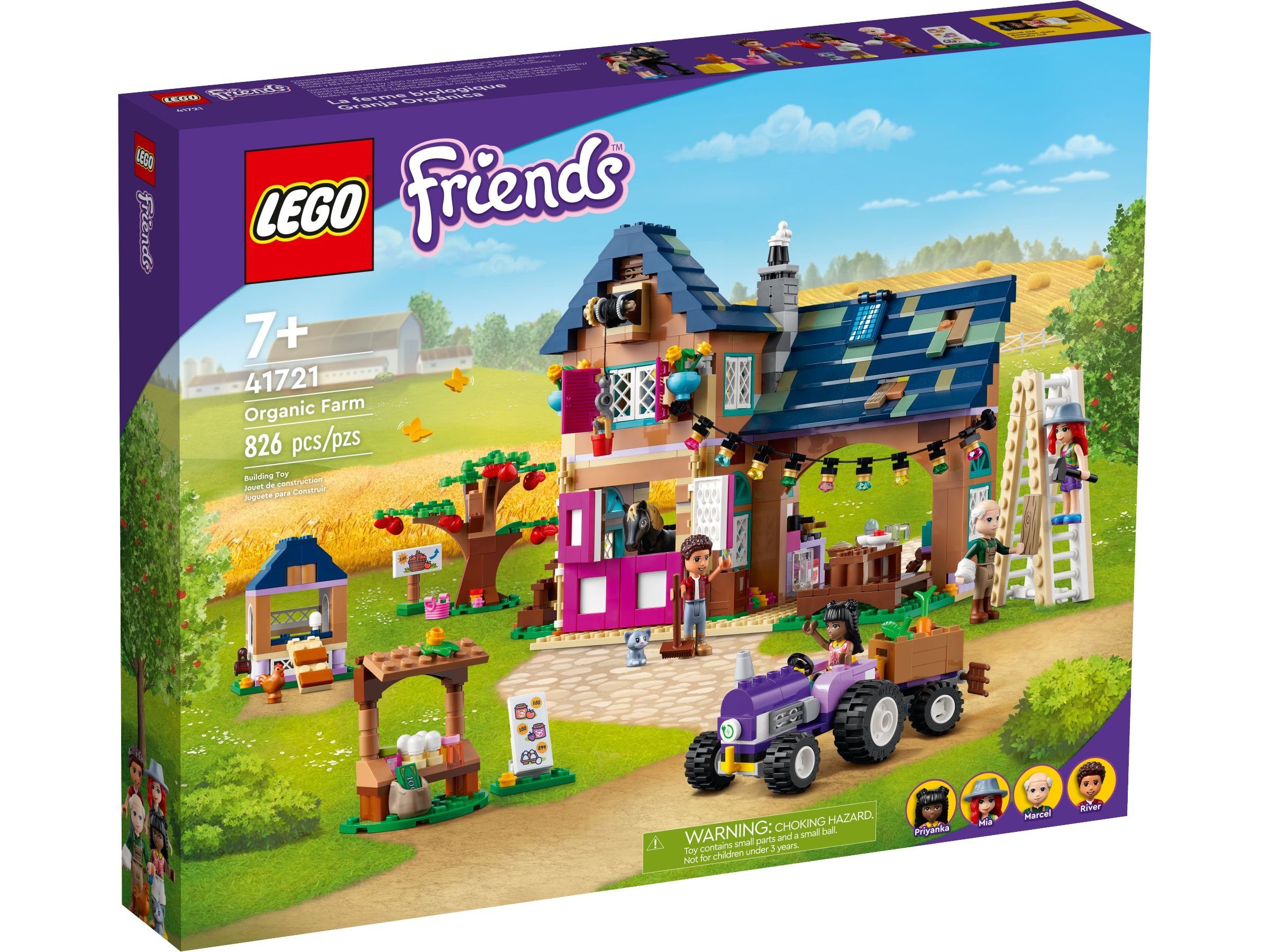 LEGO® Friends 41721 Bio-Bauernhof Konstruktionsspielsteine