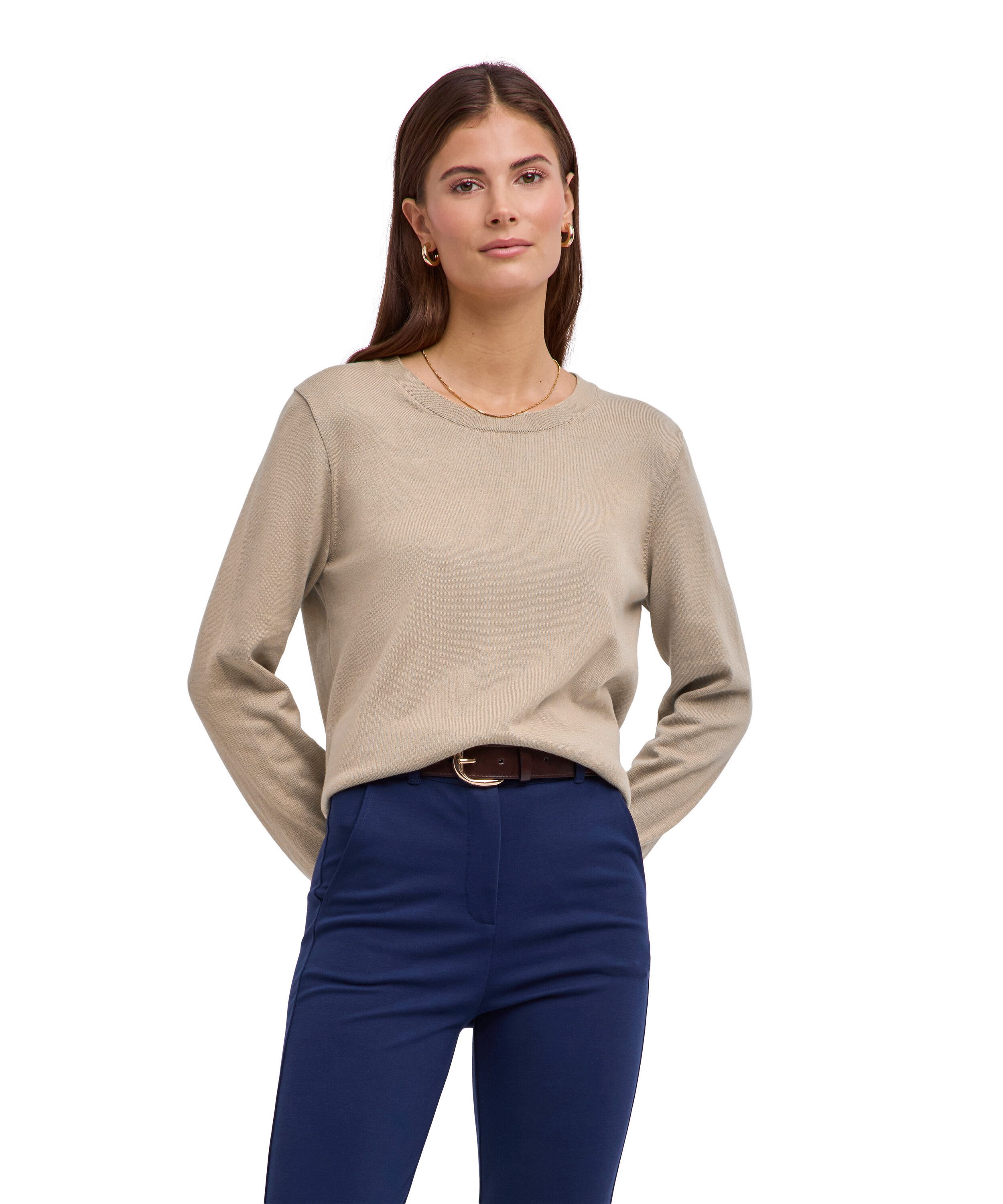 Strickpullover Pullover mit Bio-Baumwolle