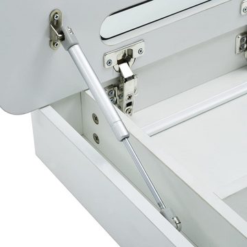 vidaXL Badezimmerspiegelschrank LED-Spiegelschrank 80x9,5x55 cm