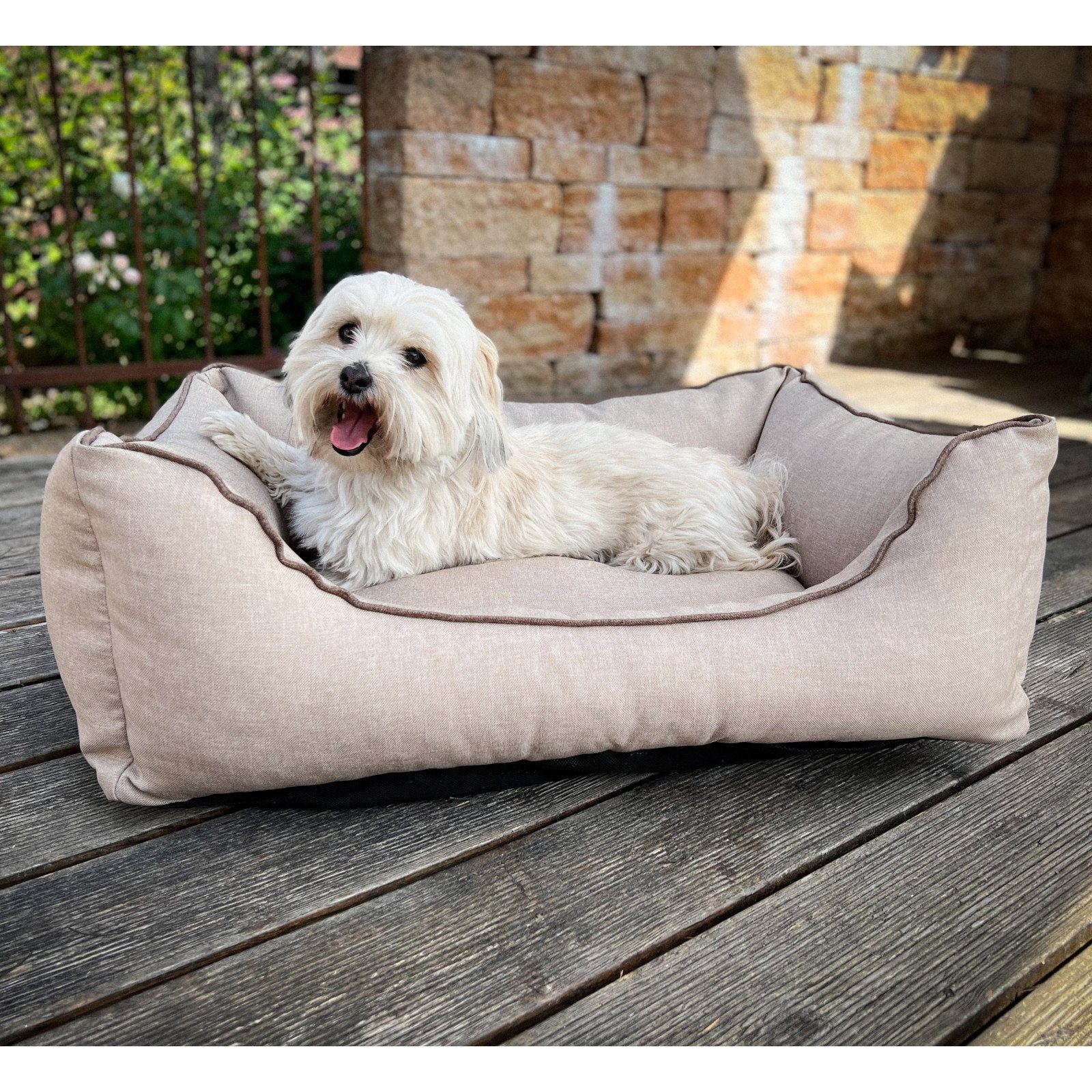 Aumüller Tiersofa Hundesofa Basic Line, Beige, 117 cm