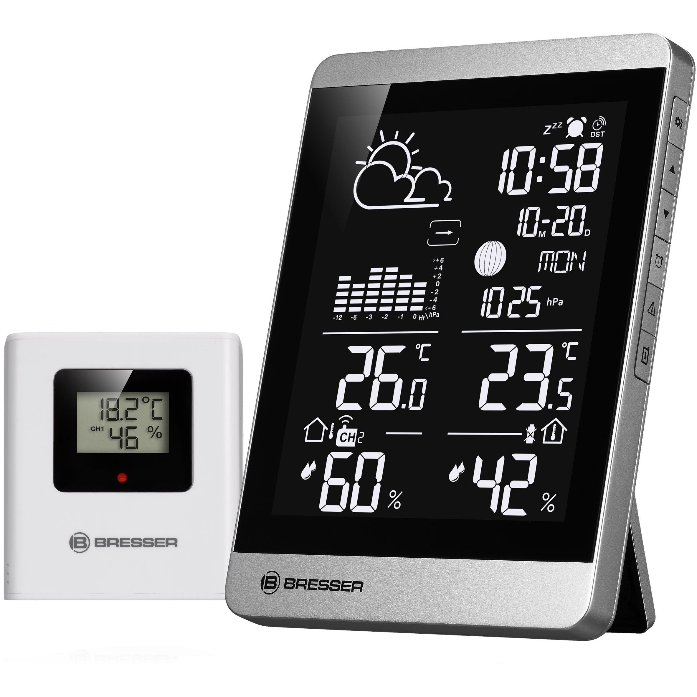 Funkwetterstation BRESSER Funk-Wetterstation ClimateTemp NDV-NEO