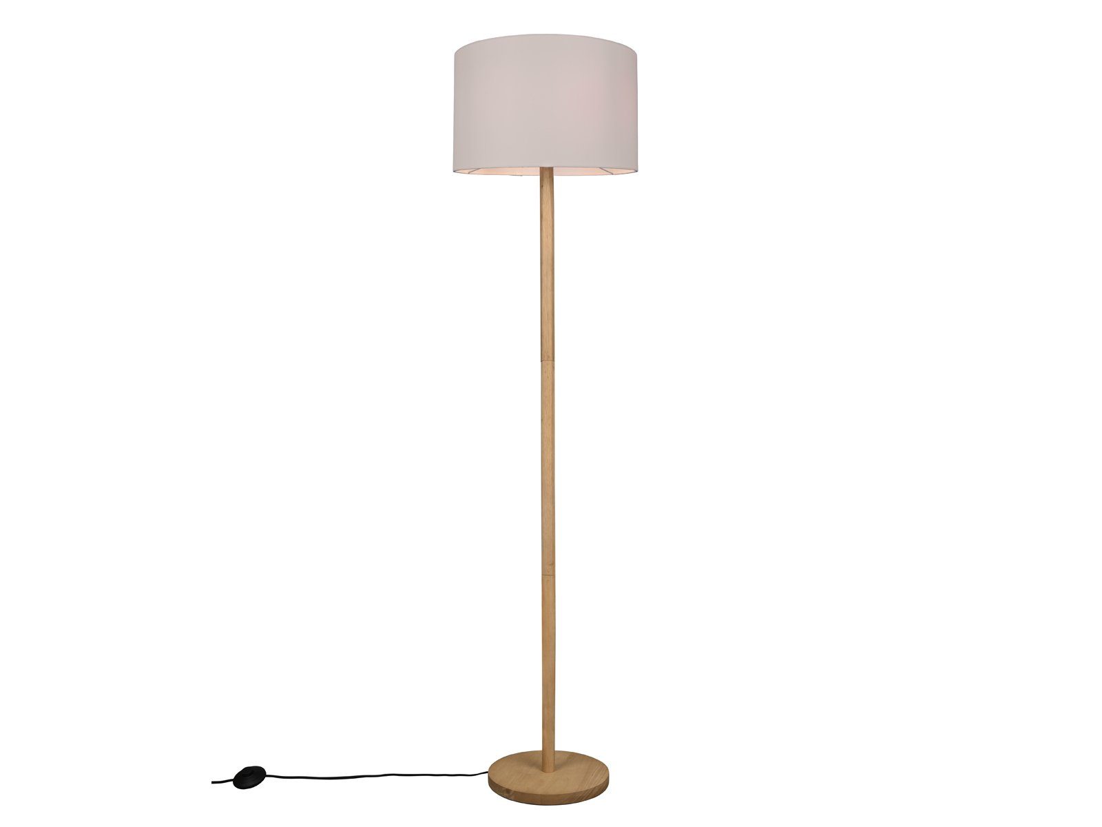 TRIO Leuchten LED Stehlampe, Dimmfunktion, LED wechselbar, Warmweiß, Holz-L günstig online kaufen