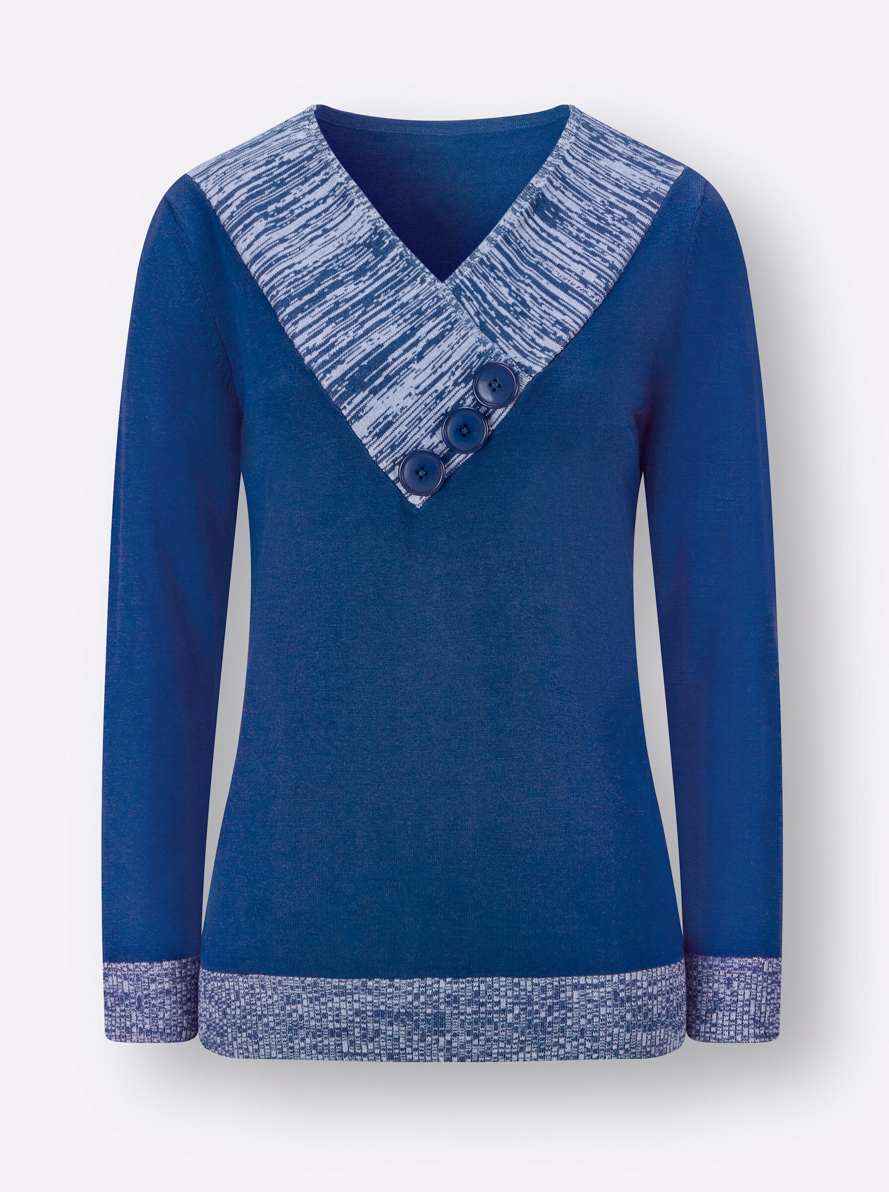 Strickpullover Langarm-Pullover Langarm Jersey