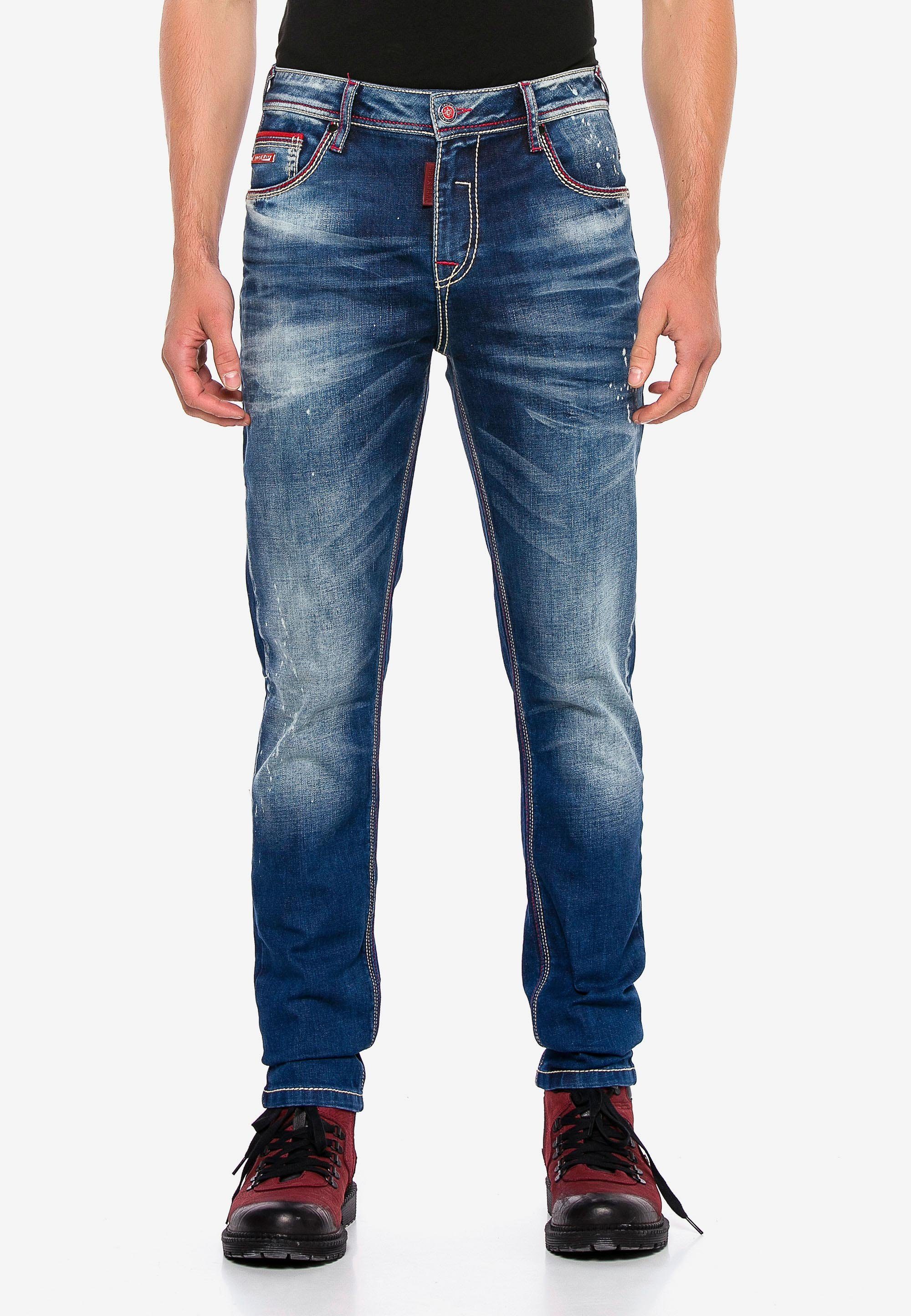 Cipo & Baxx Straight-Jeans in geradem Schnitt