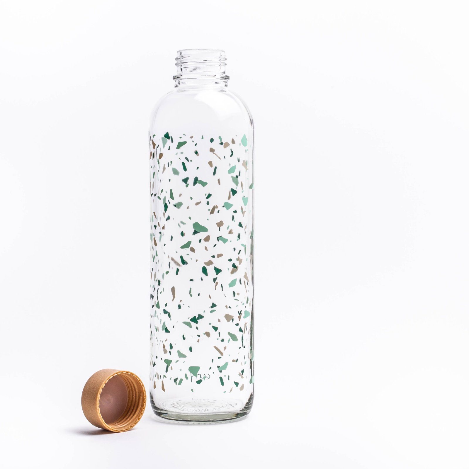 Trinkflasche 1 Regional TERRAZZO produziert CARRY l yogabox GLAS,