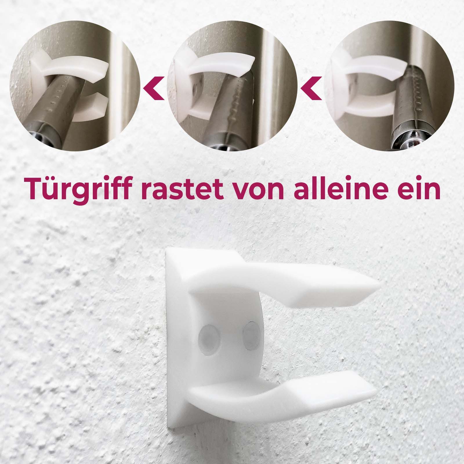 Mobilefox Wandtürstopper Türstopper Türhalter Wandschutz für Tür-Butler