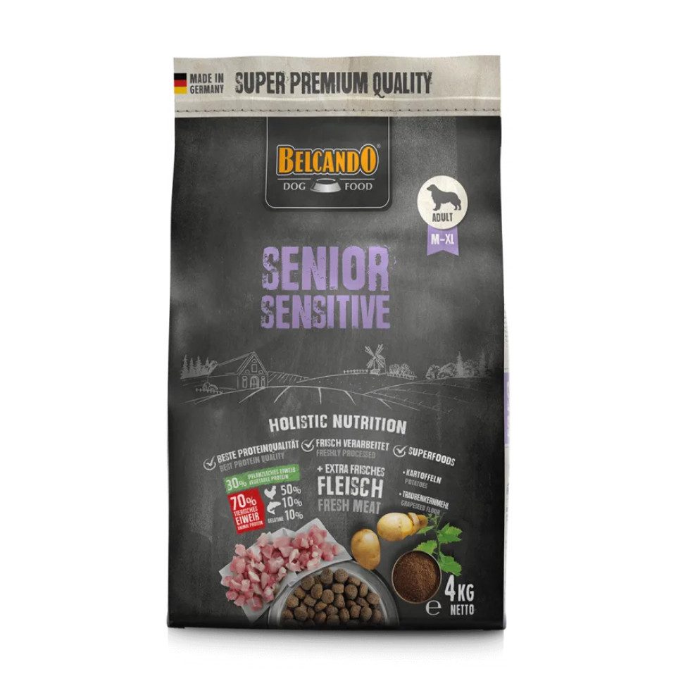 Belcando Senior Sensitive - Trockenfutter für sensible, ältere Hunde, Trockenfutter für: Hunde