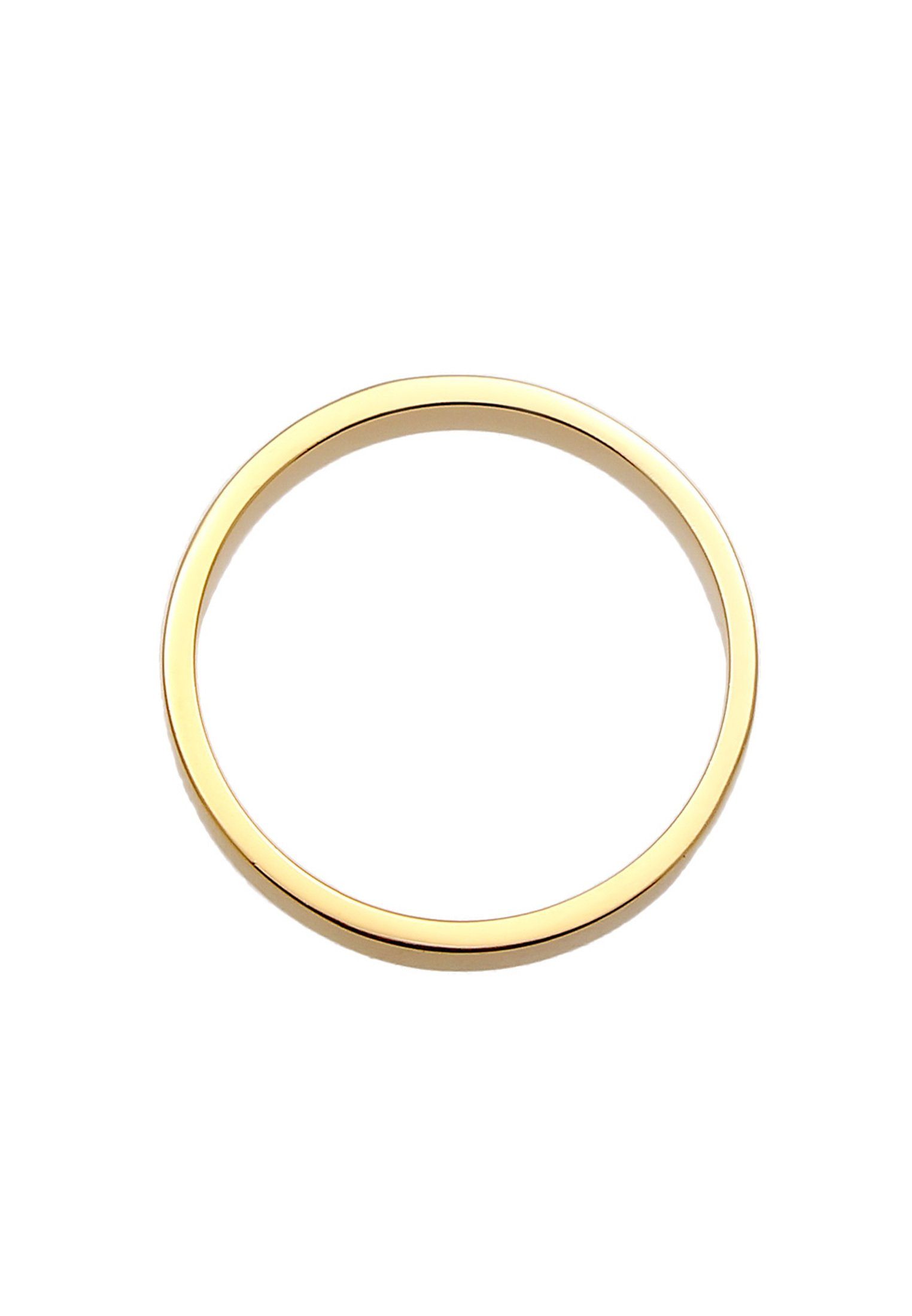 Elli Fingerring Basic Ehering Damen 925er Silber, Ehering