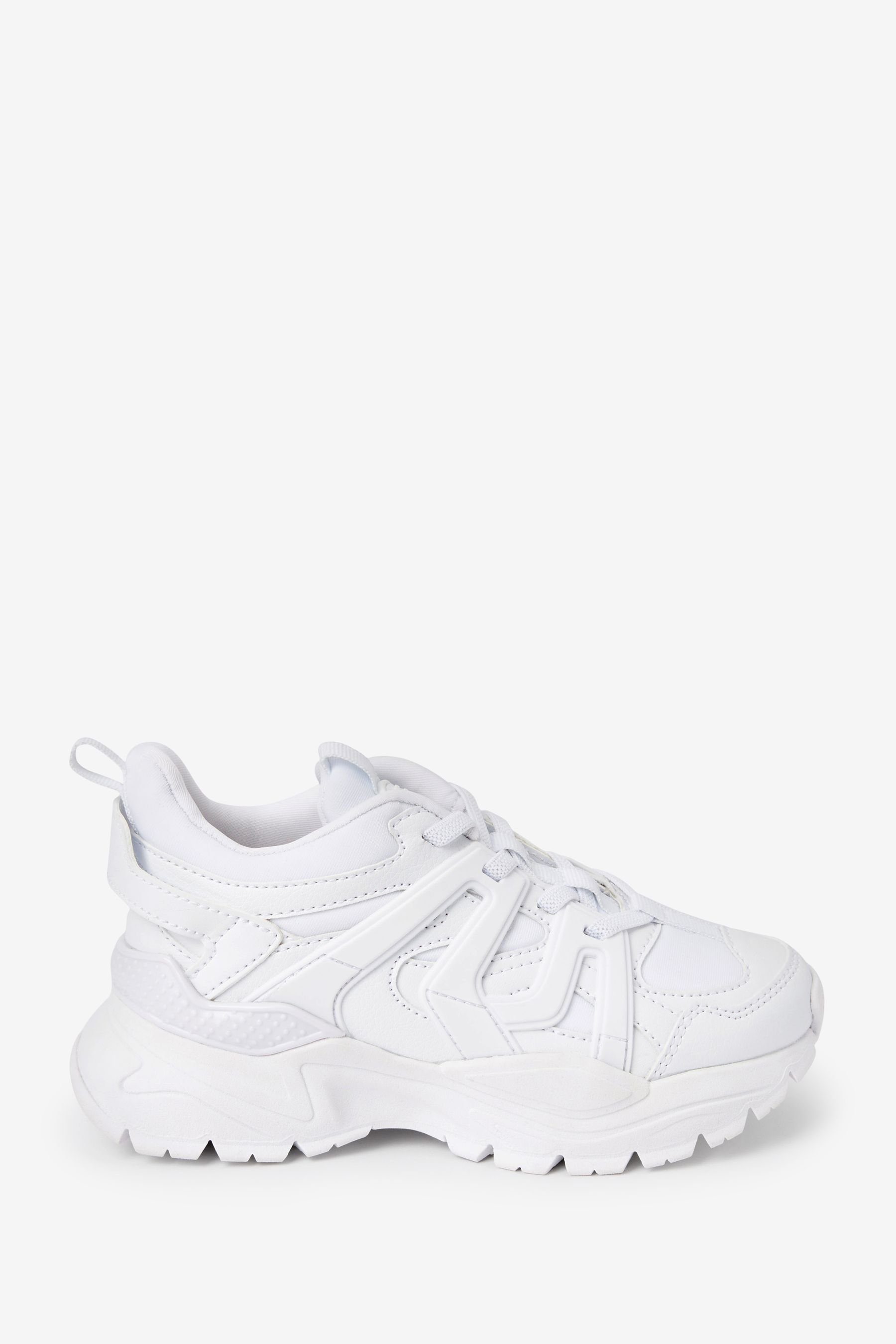 Next Elastischer Sportschuh (1-tlg) Sneaker Schnürung mit White