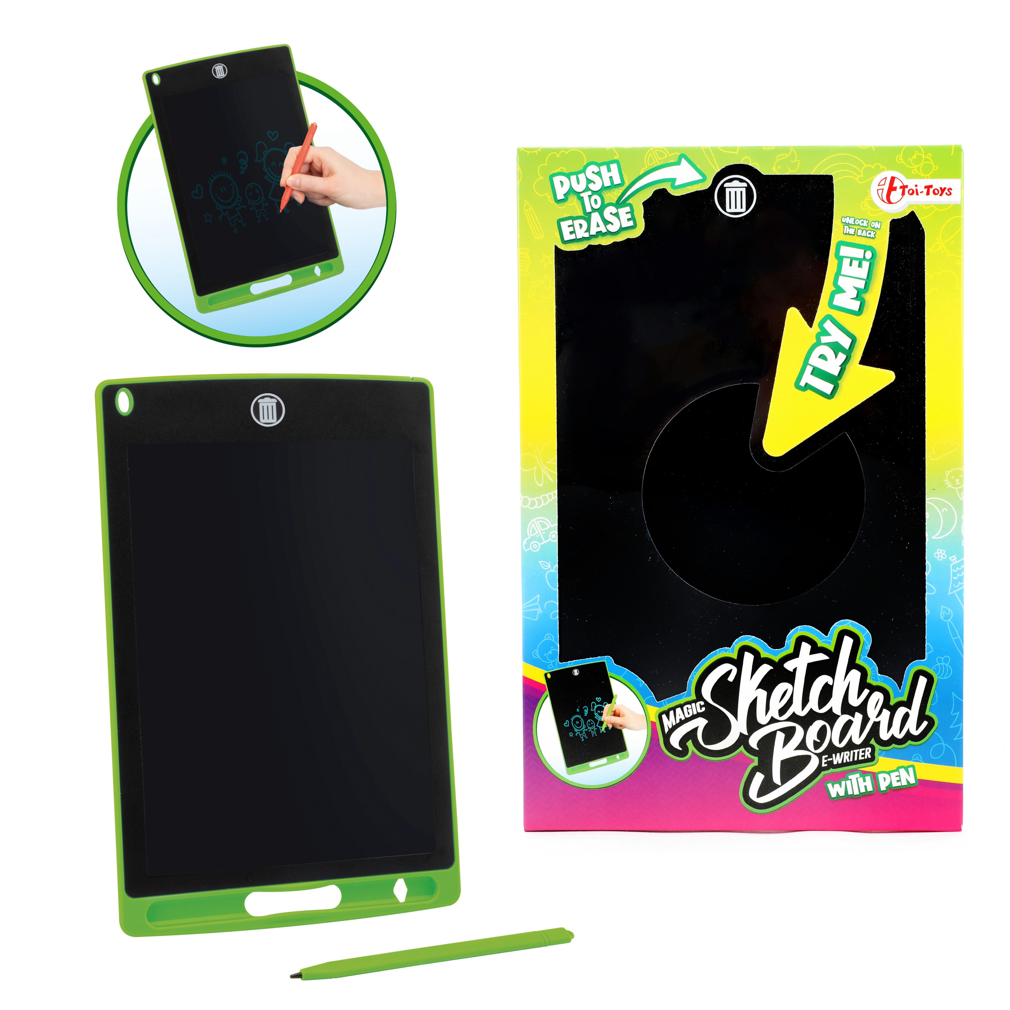 Toi-Toys Kreativset Elektronisches Zeichenbrett - Tablet mit Stift
