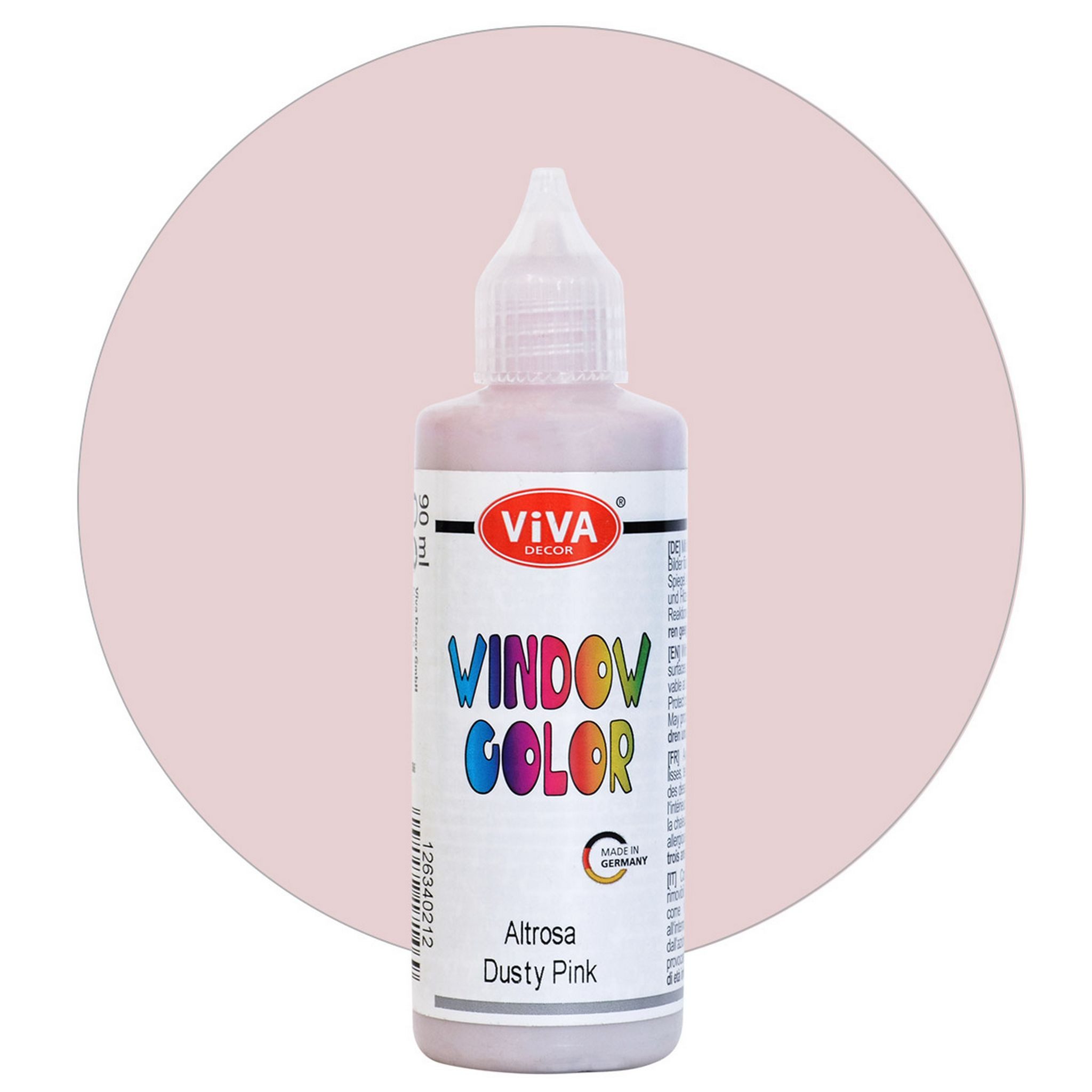 Viva Decor Fensterbild ViVA DECOR Window Color 80ml, Altrosa